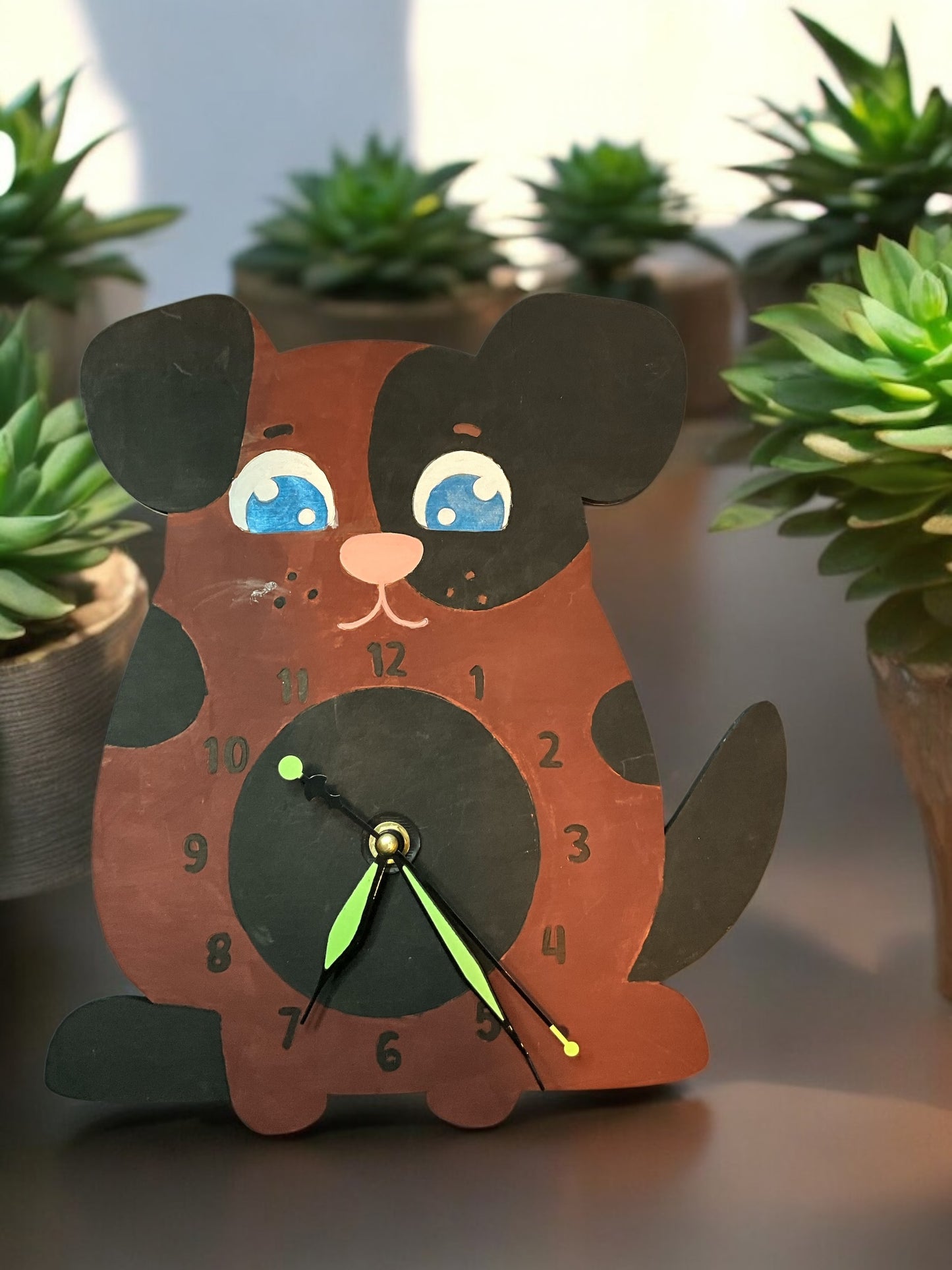 Cute Dog Kids Wall Clock