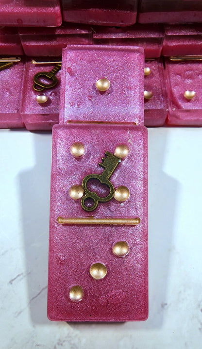 Key to my Heart Raspberry - #1 in SteamPunk Series Dominos