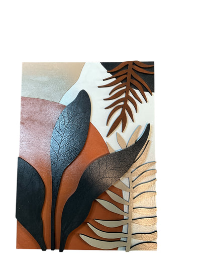 3-Piece Abstract Botanical Wall Art Set