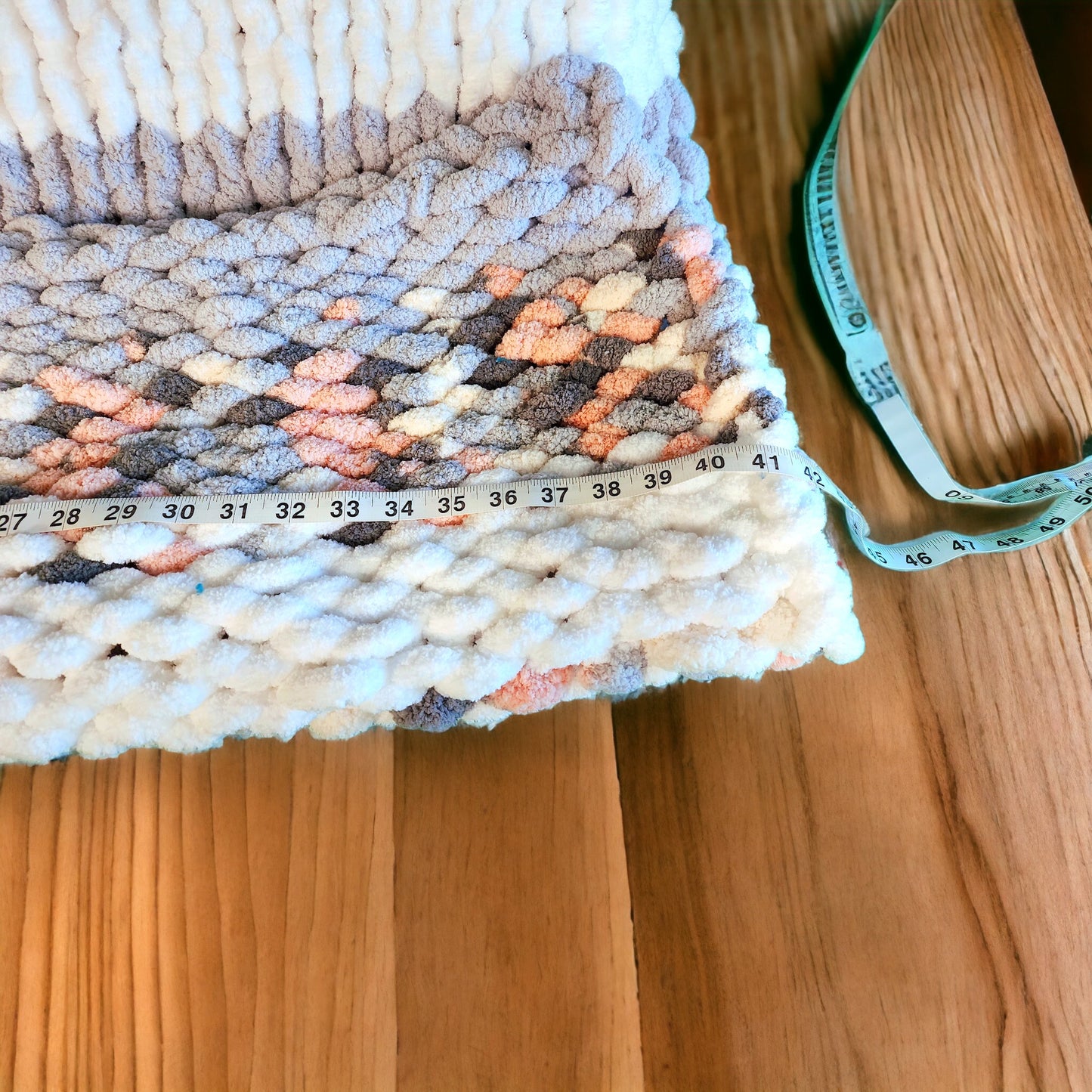 Cozy Super Soft Hand-Knit Chunky Chenille Blankets for Babies, Toddlers & Bigger Kids from Wanderlost Kids 40” x 50” Baby Pastel