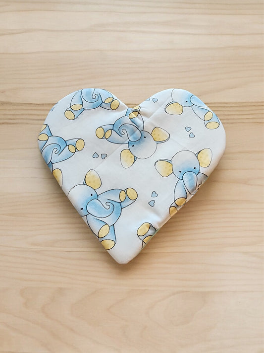 8” Handmade Heart-Shaped Crinkle Baby Sensory Toy - Soft, Durable, and Machine Washable