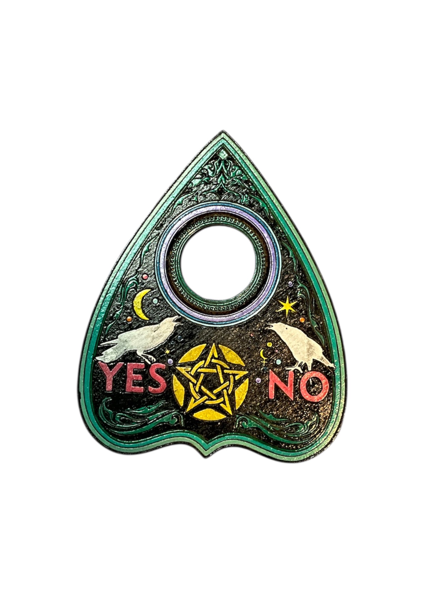 Mystic Sphere Card Holder – Handmade Crystal Display Stand for Tarot, Oracle, or Sphere Collections