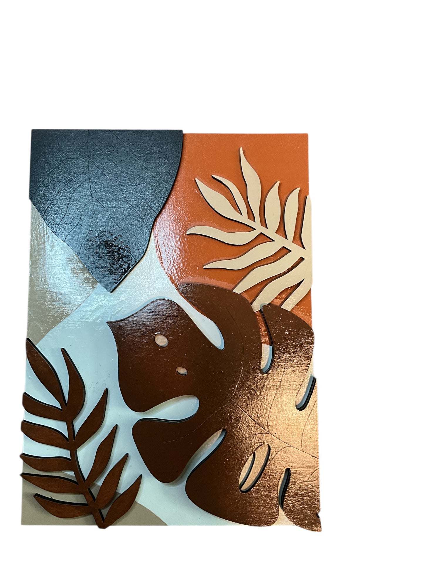 3-Piece Abstract Botanical Wall Art Set