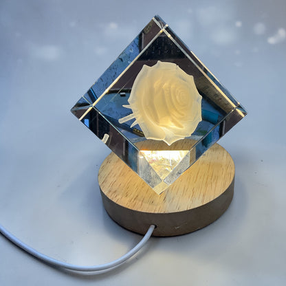 Personalized K9 Crystal Keepsakes