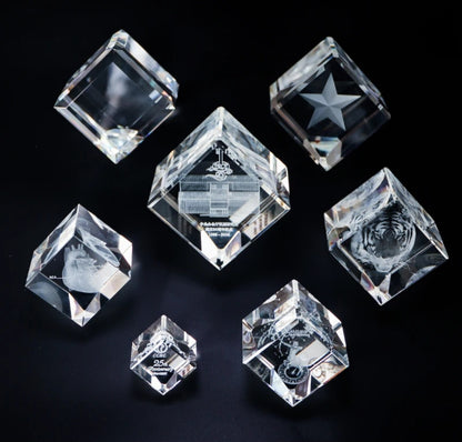 Personalized K9 Crystal Keepsakes
