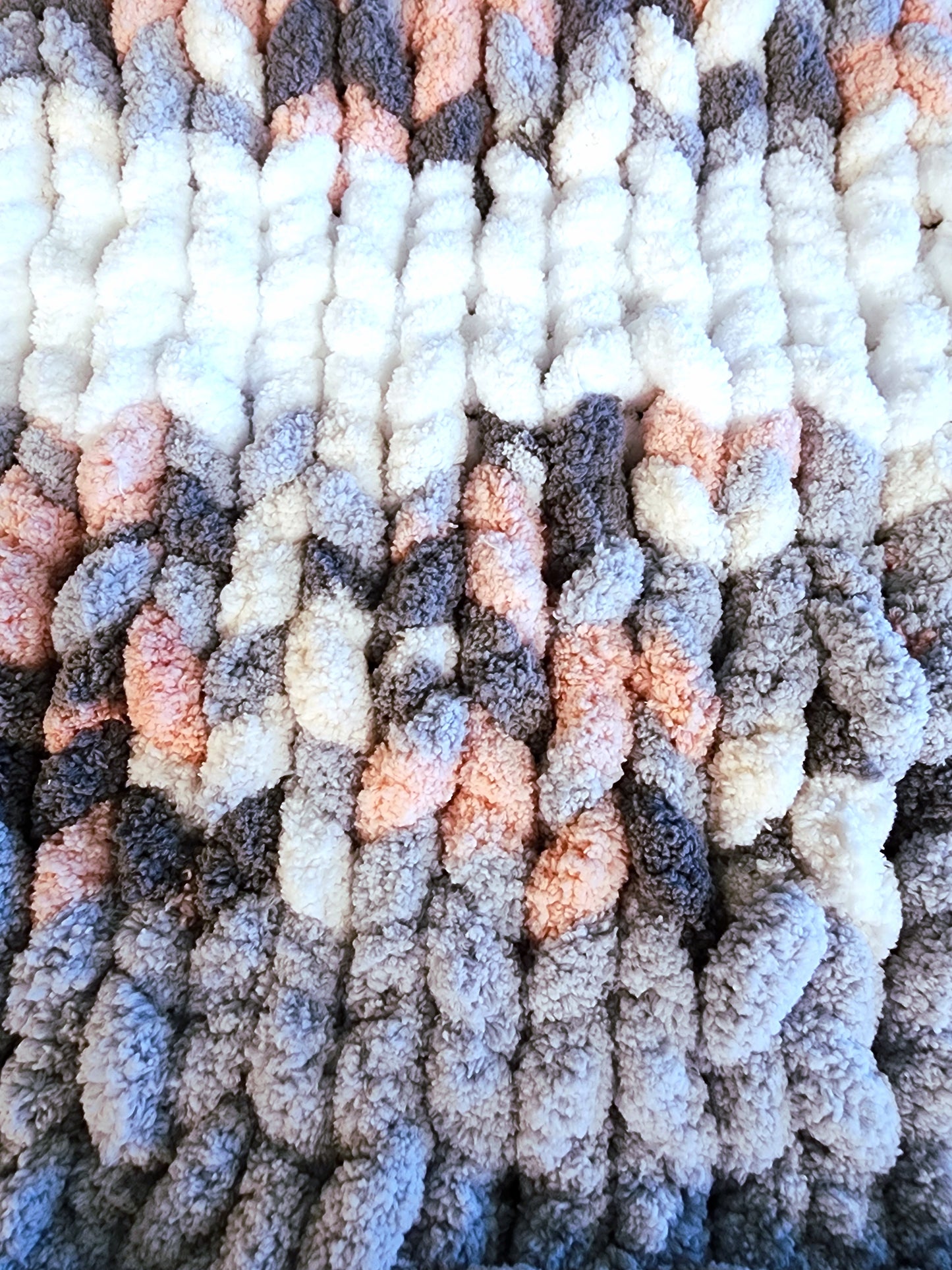 Cozy Super Soft Hand-Knit Chunky Chenille Blankets for Babies, Toddlers & Bigger Kids from Wanderlost Kids 40” x 50” Baby Pastel